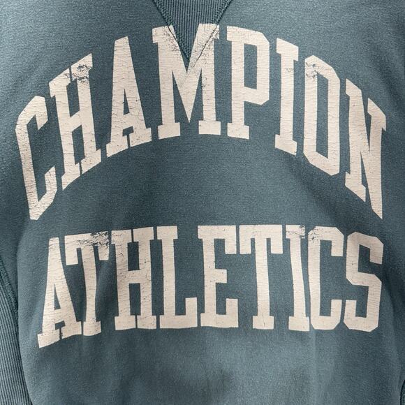 Champion + Todd Snyder Sweatshirt Size Medium Bluestone Crewneck Luxury Preppy - Picture 6 of 10